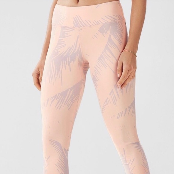 Fabletics Pants - Pink and gray Fabletics workout legging